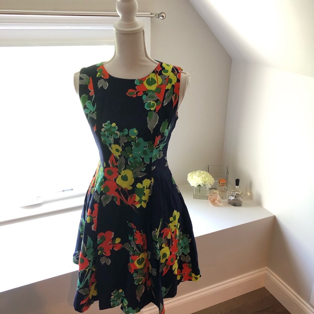 Taylor Flower print A-line dress